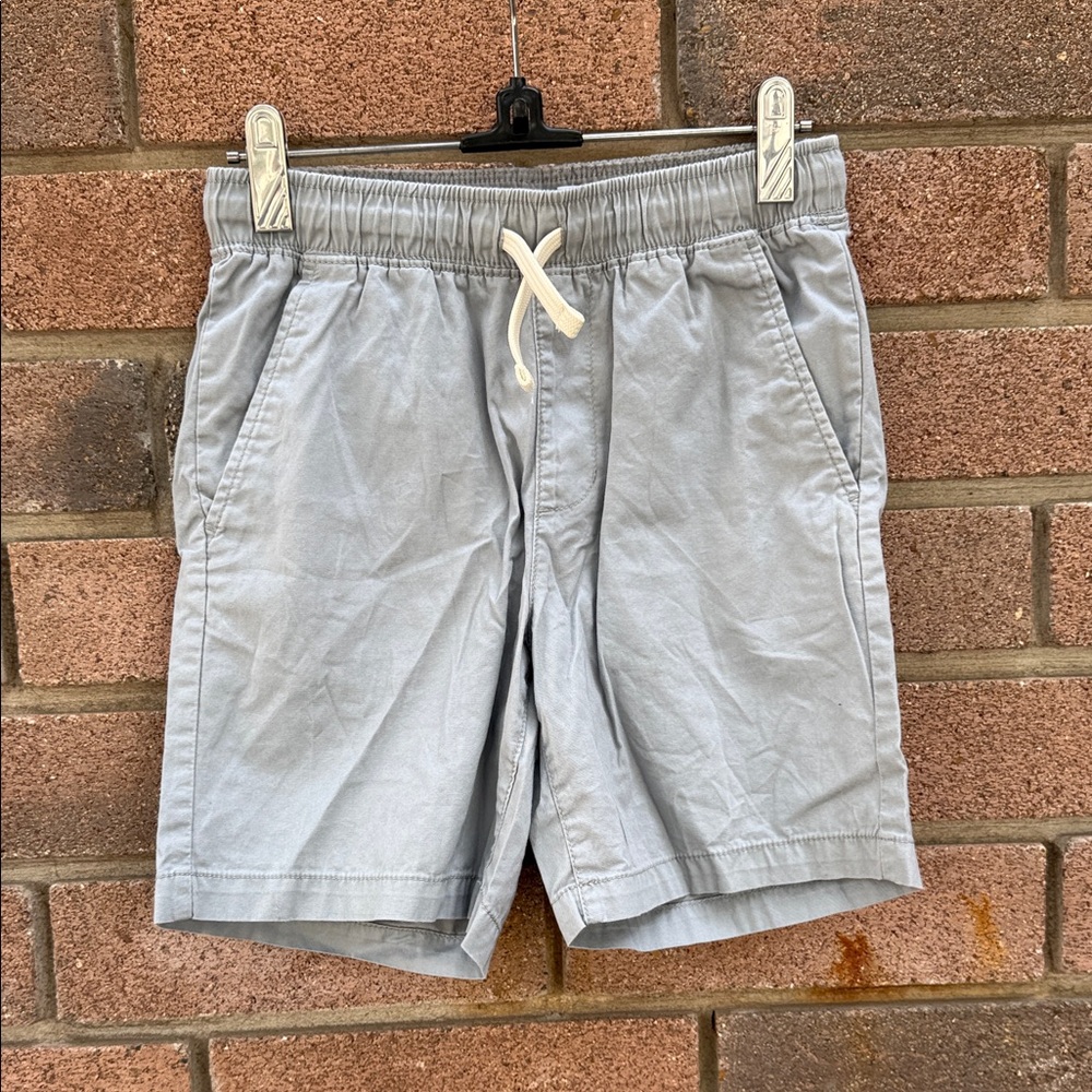 Old Navy Light Blue Drawstring Cotton Kids' Shorts Size Large